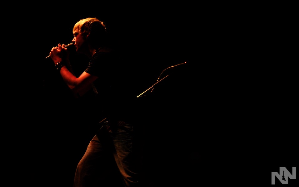 Eisenbinder auf Baustelle